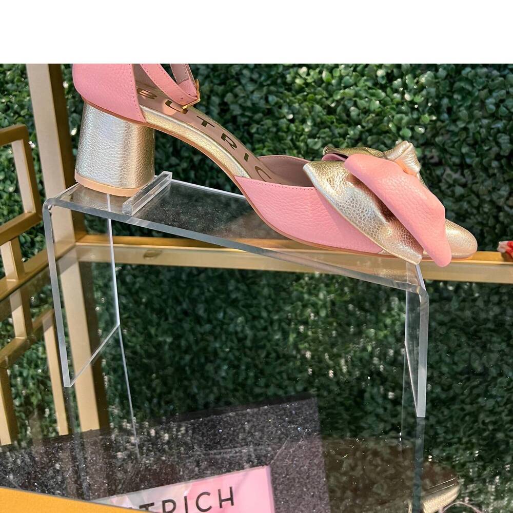 NEW BUTRICH irene midi heels in pink